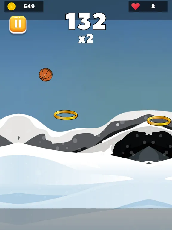 Golden Hoops: Ball Jump Mania iPad  Screenshots