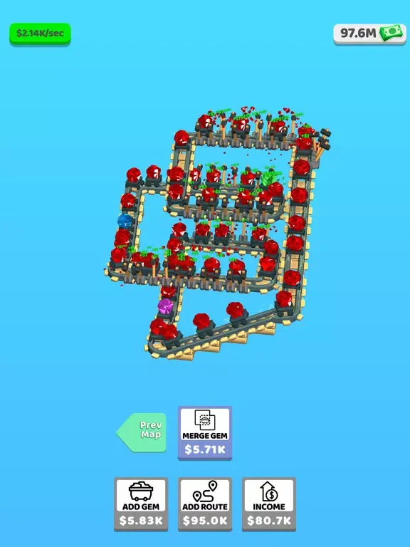 تصاویر Gem Clicker Idle iPad 