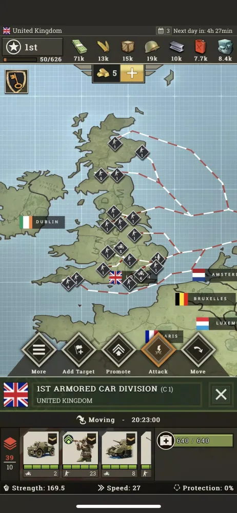 Tangkapan layar Call of War