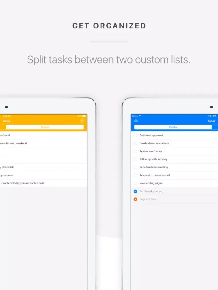 Shyft: To-Do List & Task Manager iPad  Screenshots