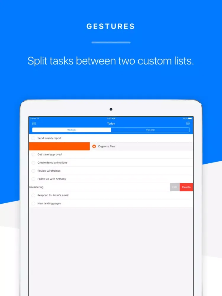 Shyft: To-Do List & Task Manager iPad  Screenshots