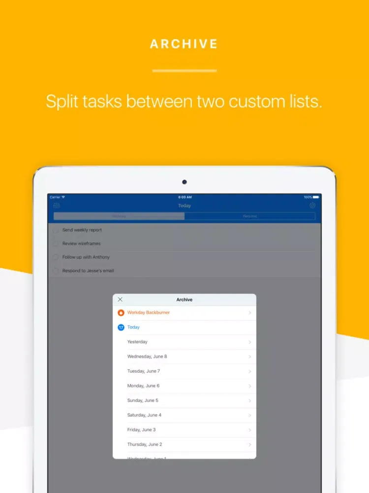 Shyft: To-Do List & Task Manager iPad  Screenshots