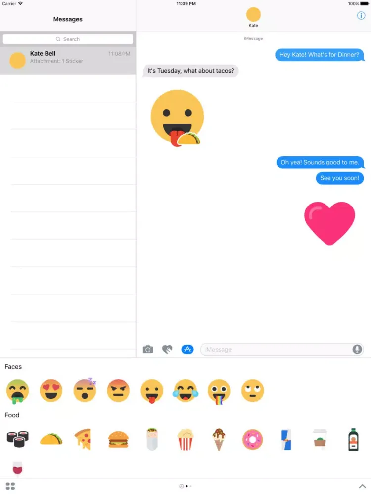 Vibes Stickers iPad 應用截圖