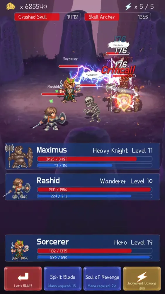 Tangkapan skrin Legend Of Maktar