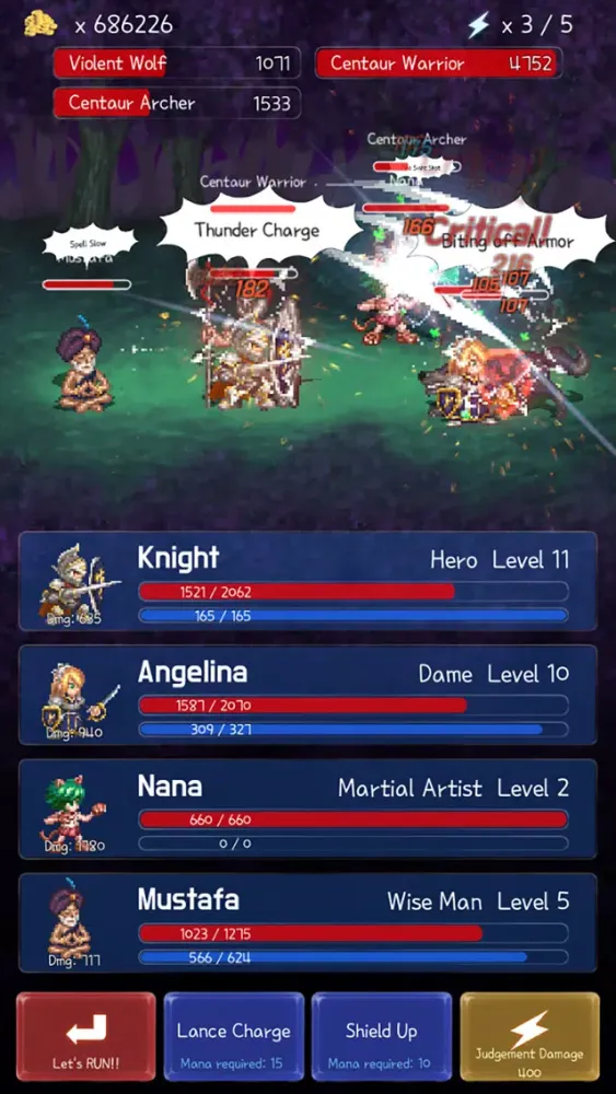 Tangkapan skrin Legend Of Maktar