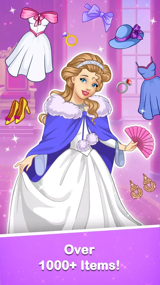 Dress Up girls Princess avatar スクリーンショット