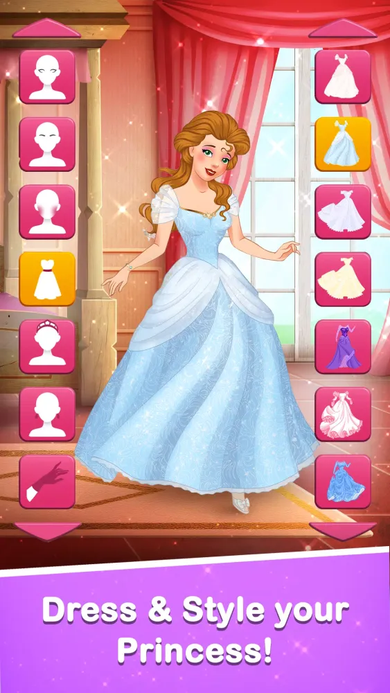 Dress Up girls Princess avatar スクリーンショット
