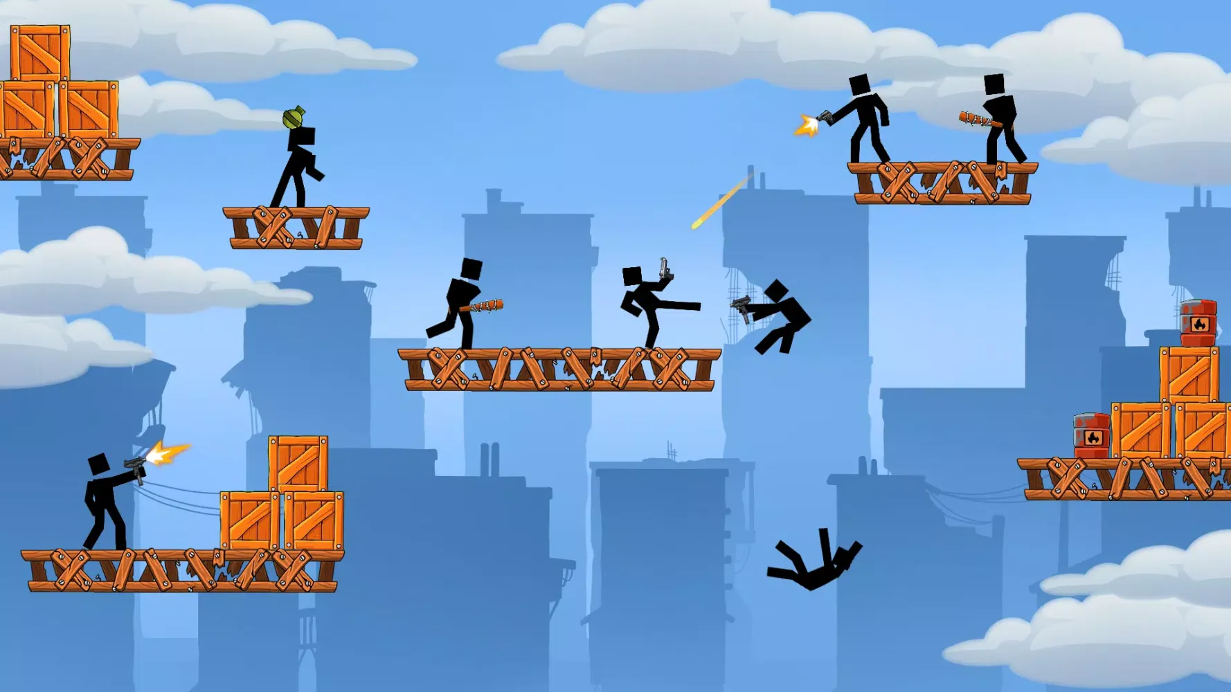 Tangkapan layar The Gunner 2: Guns and Zombies