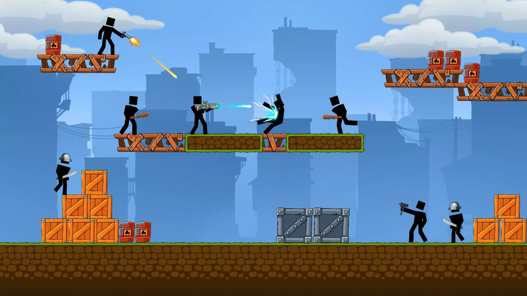 Tangkapan layar The Gunner 2: Guns and Zombies
