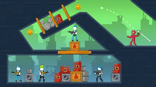 The Gunner: Stickman Gun Hero Ekran Görüntüleri