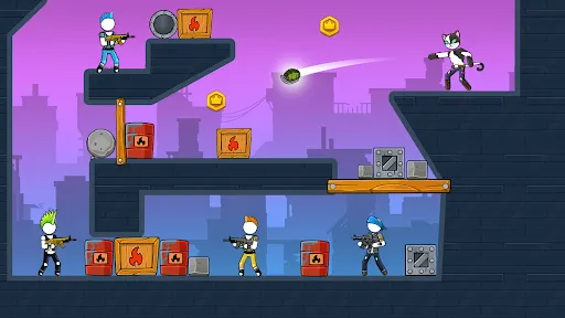 The Gunner: Stickman Gun Hero Ekran Görüntüleri