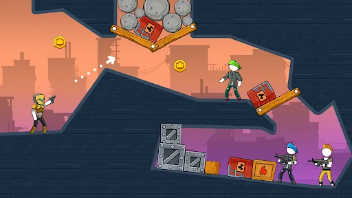 The Gunner: Stickman Gun Hero Ekran Görüntüleri