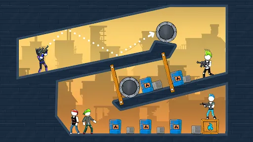 The Gunner: Stickman Gun Hero Ekran Görüntüleri