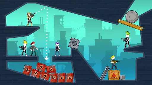 The Gunner: Stickman Gun Hero Ekran Görüntüleri