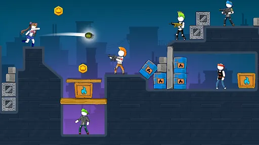 The Gunner: Stickman Gun Hero Ekran Görüntüleri