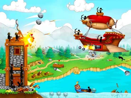 The Catapult: stick man game iPad  স্ক্রিনশট