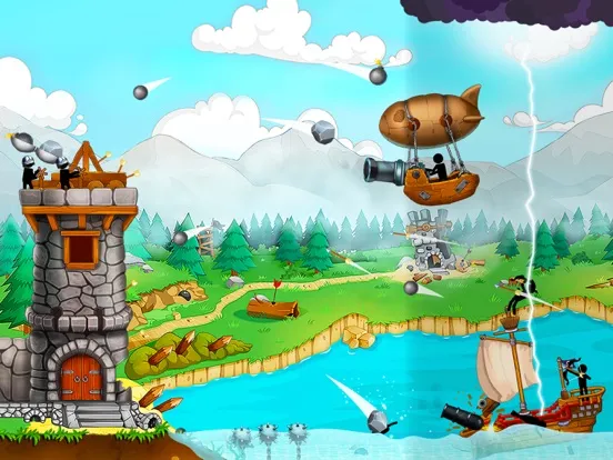 The Catapult: stick man game iPad  স্ক্রিনশট