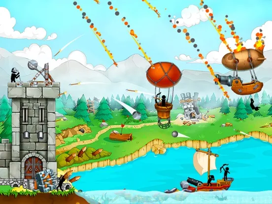 The Catapult: stick man game iPad  স্ক্রিনশট