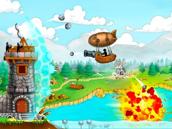 The Catapult: stick man game iPad  স্ক্রিনশট
