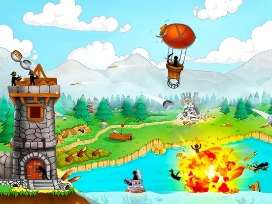 The Catapult: stick man game iPad  স্ক্রিনশট