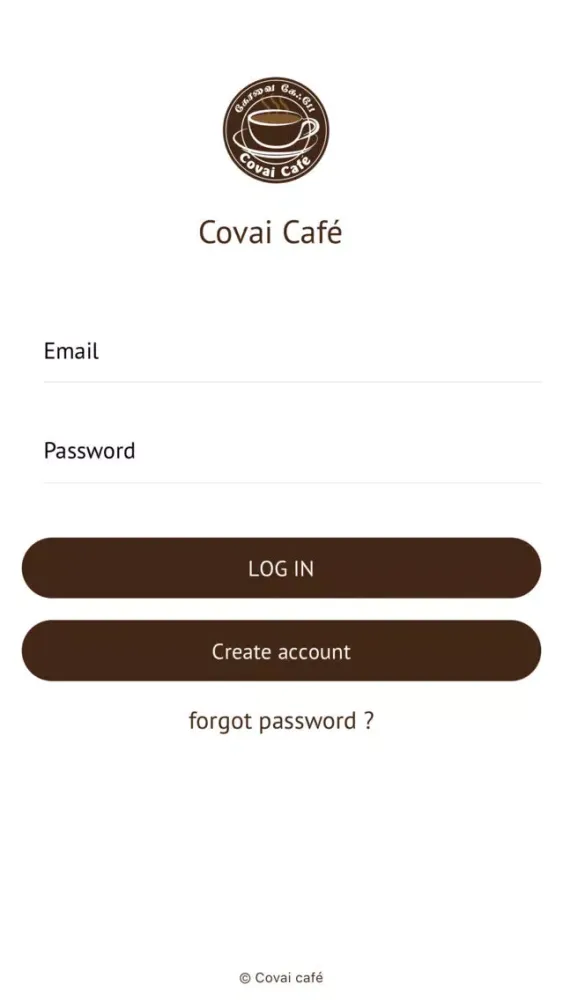 Tangkapan layar Covai Cafe