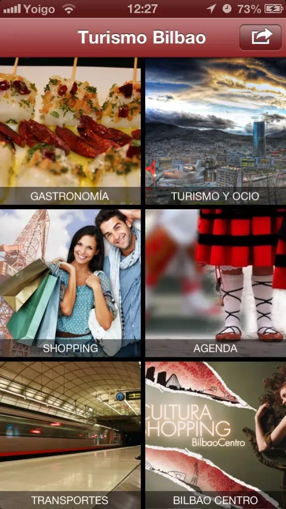 Captures d'écran de Turismo Bilbao