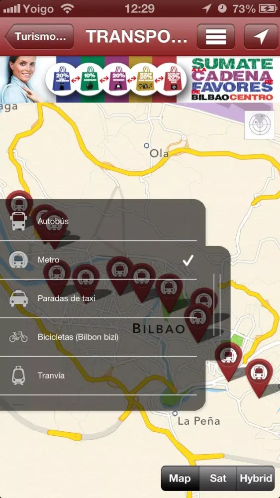 Captures d'écran de Turismo Bilbao