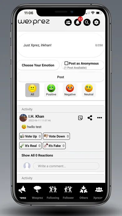 WeXprez Screenshots