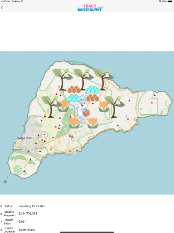 تصاویر Easter Bunny Tracker Official iPad 