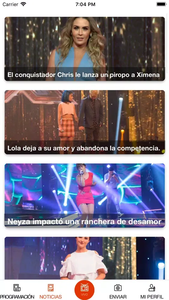 Screenshot di Red UNO de Bolivia