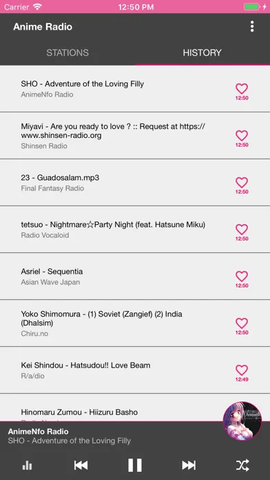 Anime radio स्क्रीनशॉट