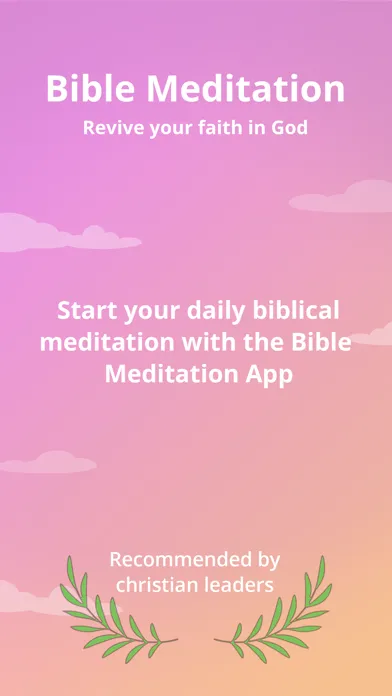 Captures d'écran de Bible Meditation -Pray & Study