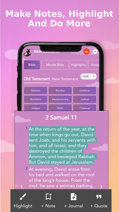 Captures d'écran de Bible Meditation -Pray & Study