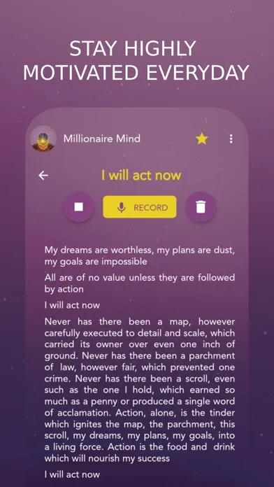 Millionaire Mind - Motivation Screenshots