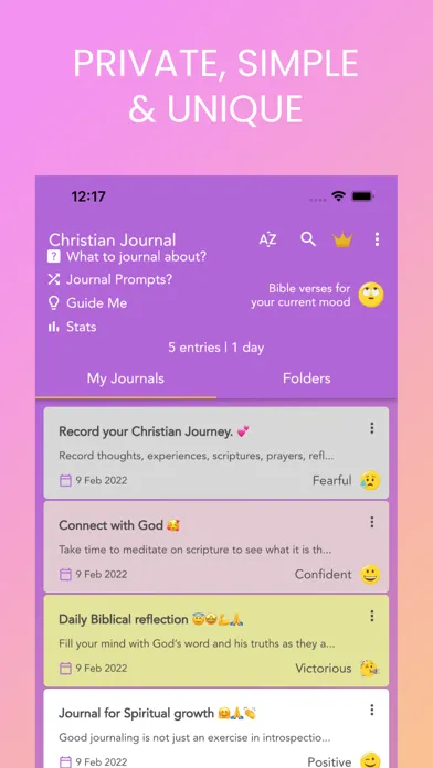 Zrzuty ekranu Christian Journal -Bible& More