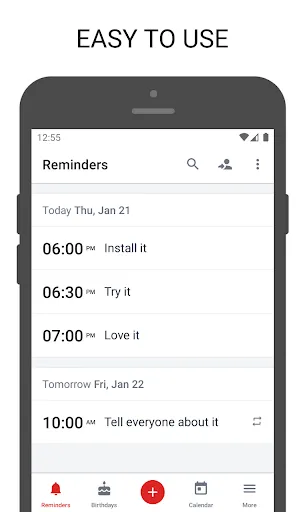 Zrzuty ekranu BZ Reminder PRO