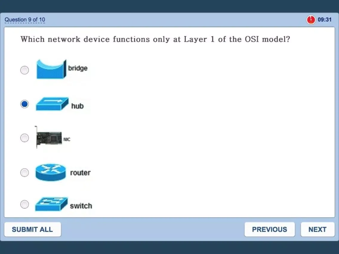 Tangkapan skrin 352-001 CCDE-Written Virtual Exam iPad 