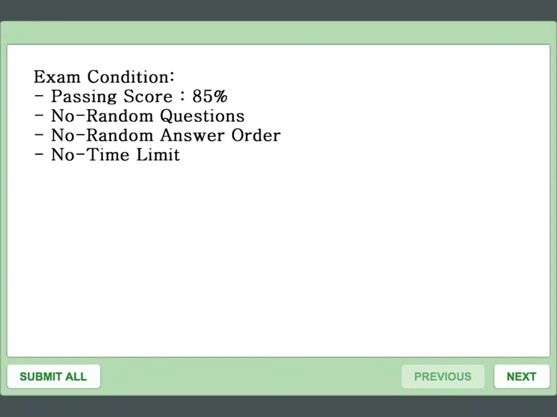 640-878 Practice Exam iPad  스크린샷