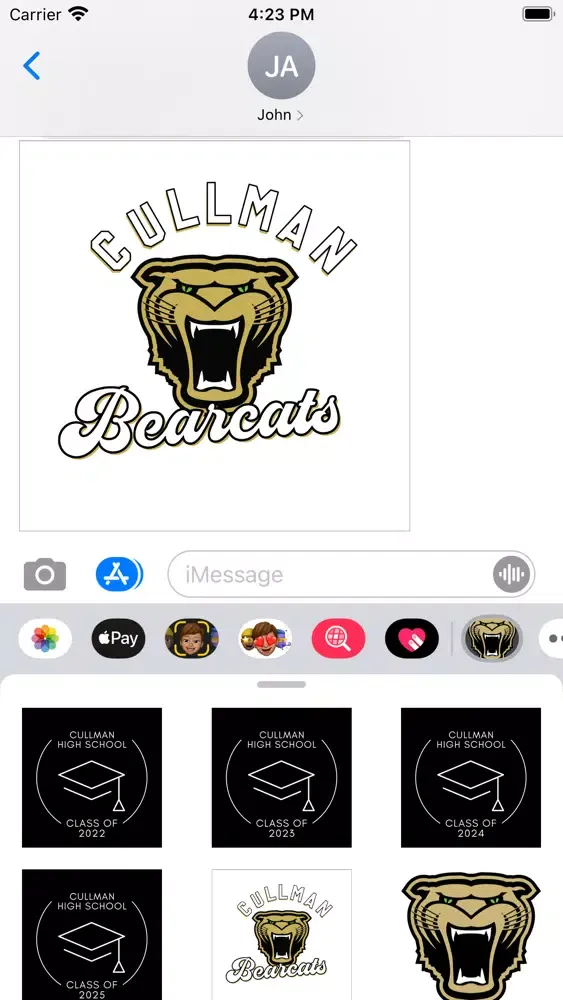 Cullman High School Stickers应用截图