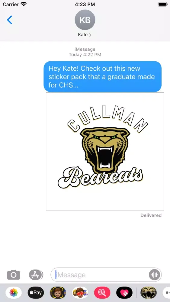 Cullman High School Stickers应用截图