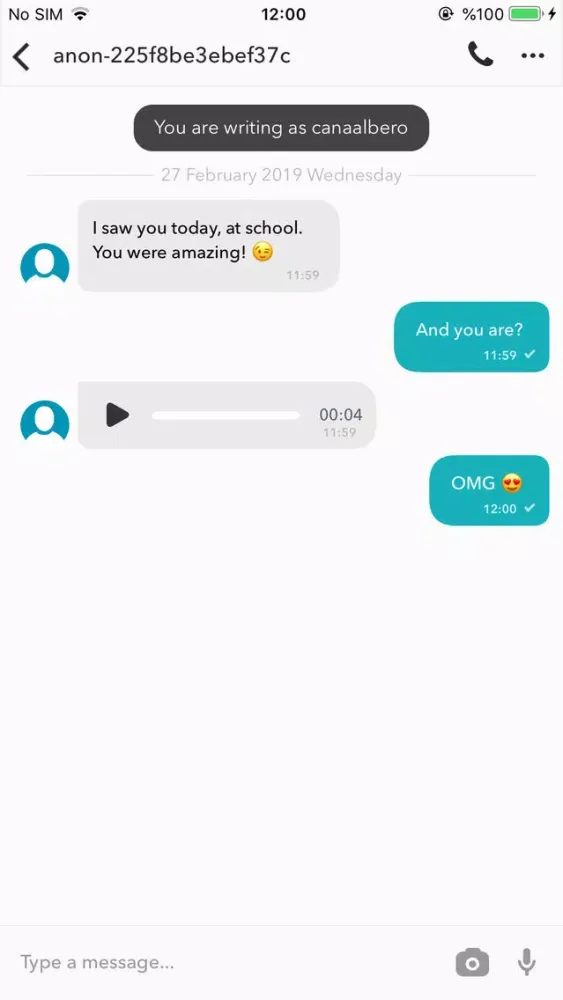 Wondr - Anonymous Chat Ekran Görüntüleri