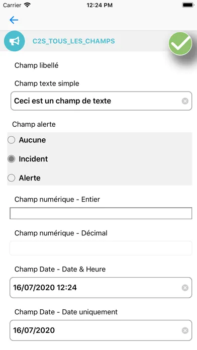 Tangkapan skrin Quick Connect Mobile