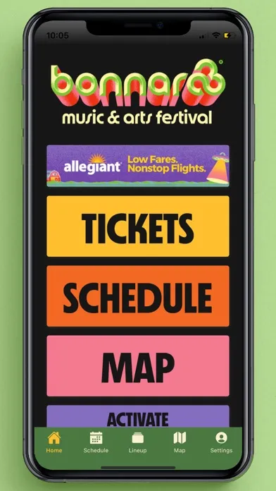 Screenshot di Bonnaroo Music & Arts Festival