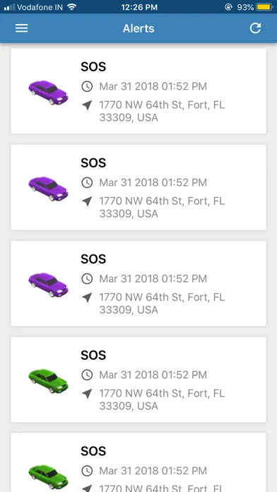 Capturas de pantalla de GPS Info Alarm