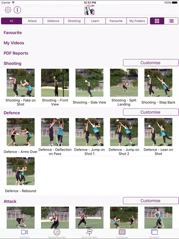 Netball Coach Plus HD iPad  スクリーンショット
