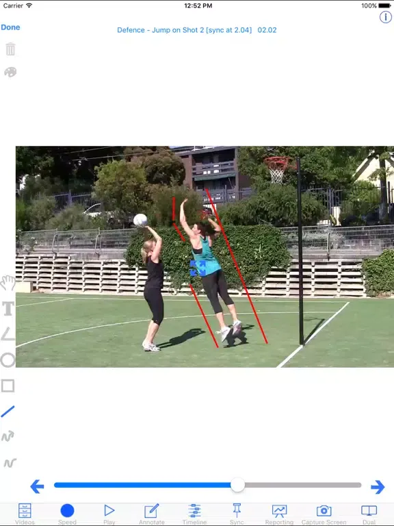 Netball Coach Plus HD iPad  スクリーンショット