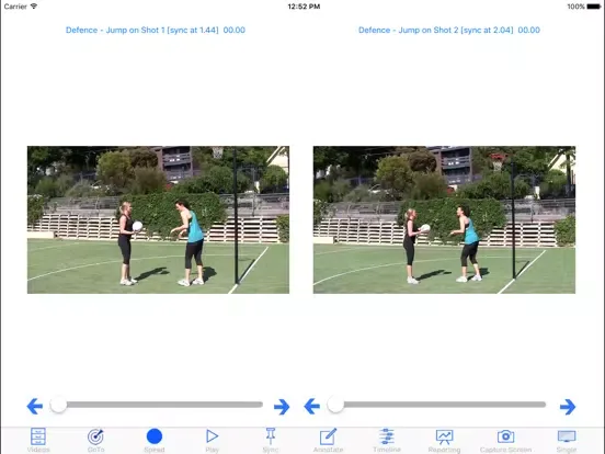 Netball Coach Plus HD iPad  スクリーンショット