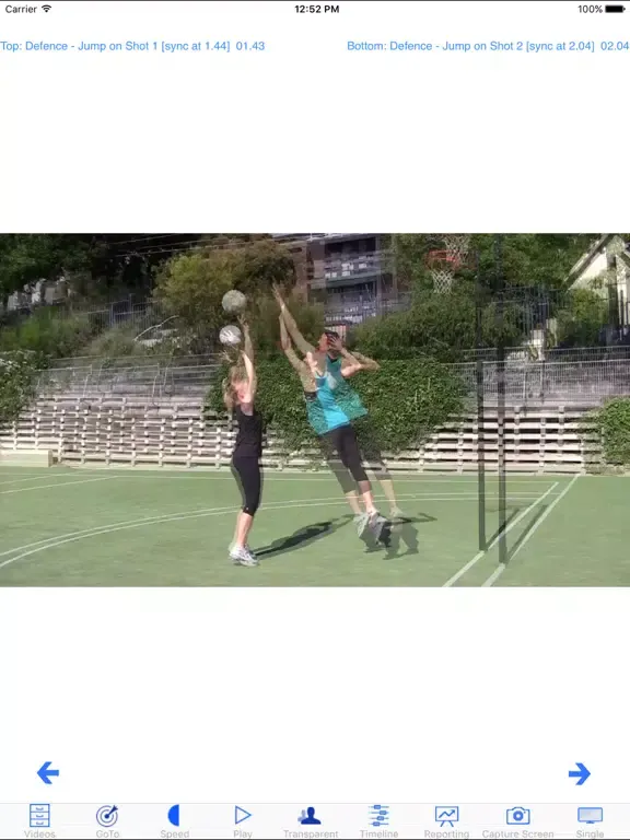 Netball Coach Plus HD iPad  スクリーンショット
