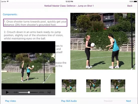 Netball Coach Plus HD iPad  スクリーンショット