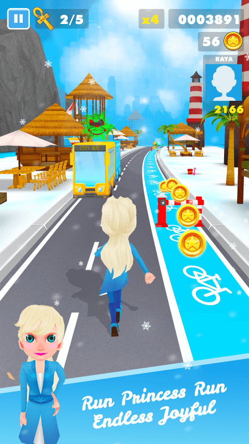 Subway Icy Princess Rush-screenshot-1